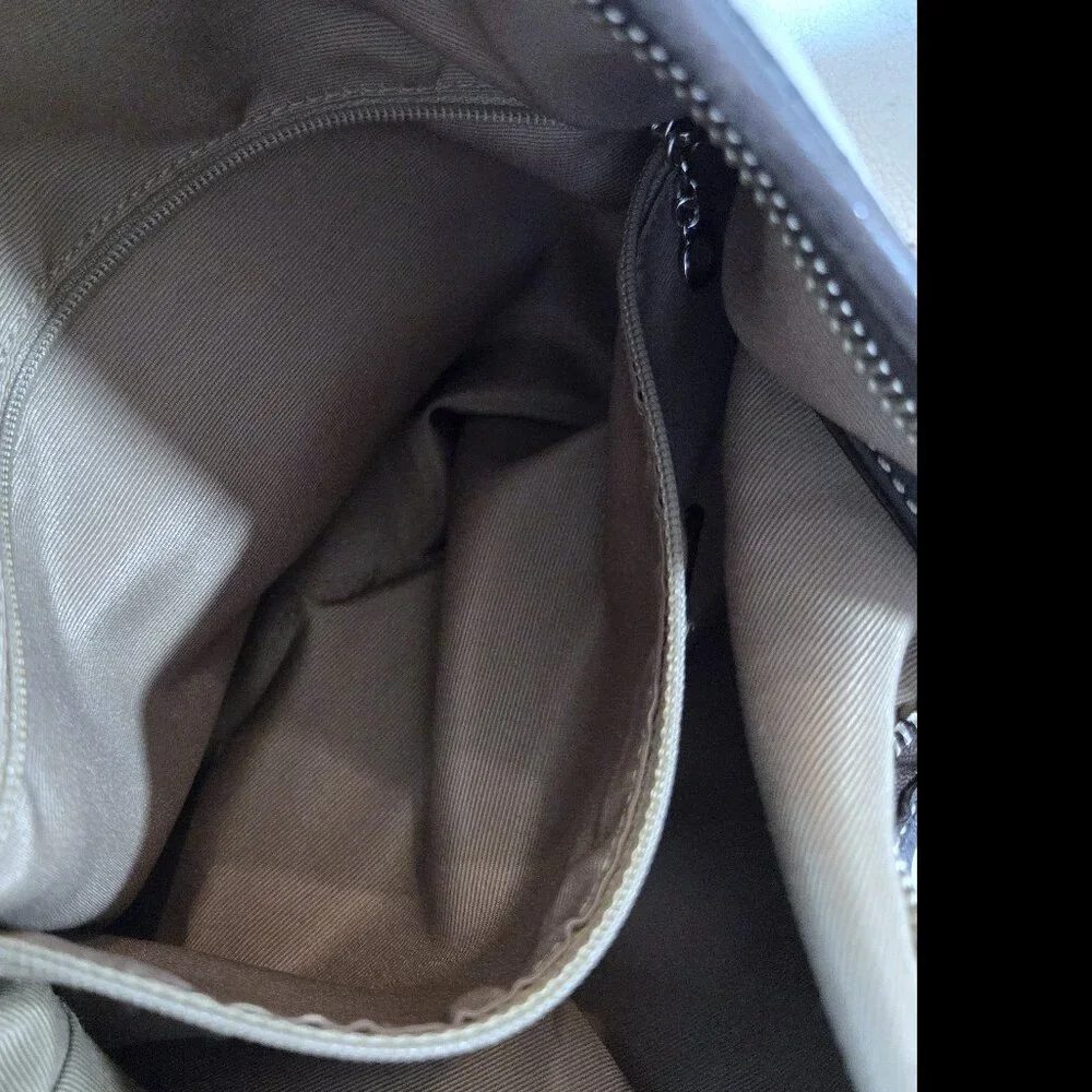 Coach KD751-F10907 Soho Hobo White Leather Satchel